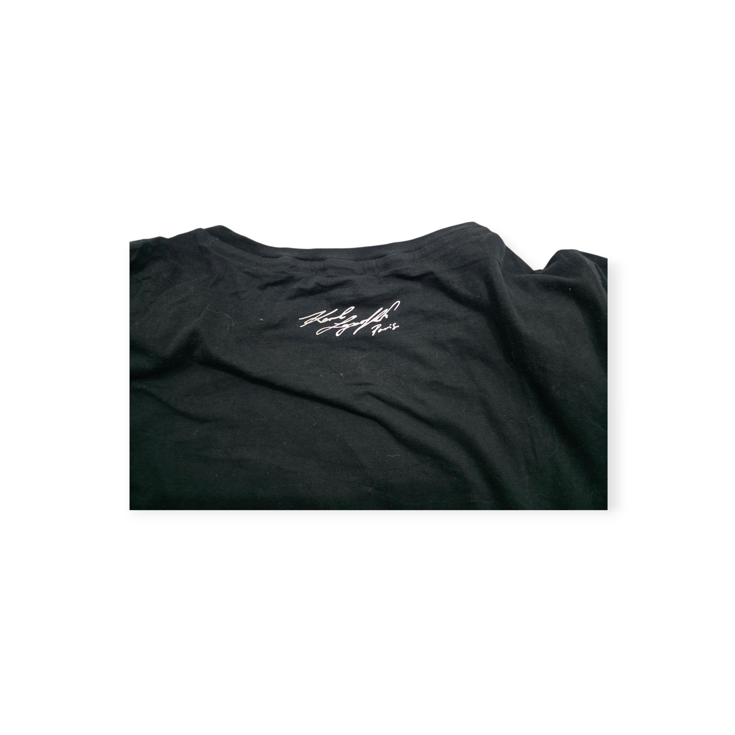 Playera Karl Lagerfeld Mediana M Negra Manga Corta