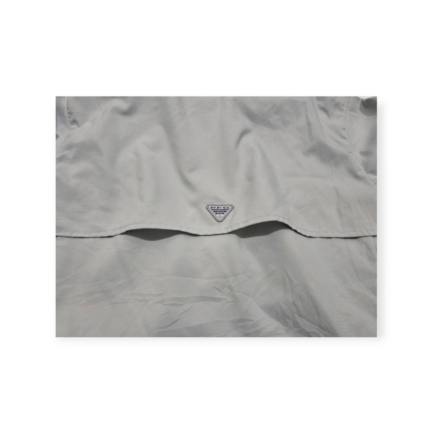 Camisa Columbia Pfg De Mujer Gris Manga Corta