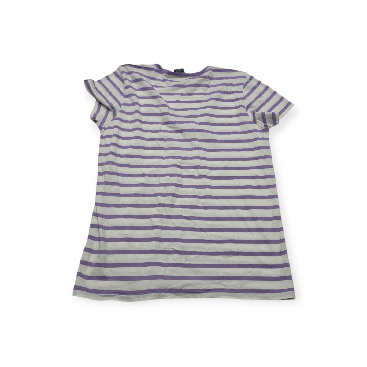 Playera Ralph Laurensport Mujer Grande L Blancac/lineas Lila
