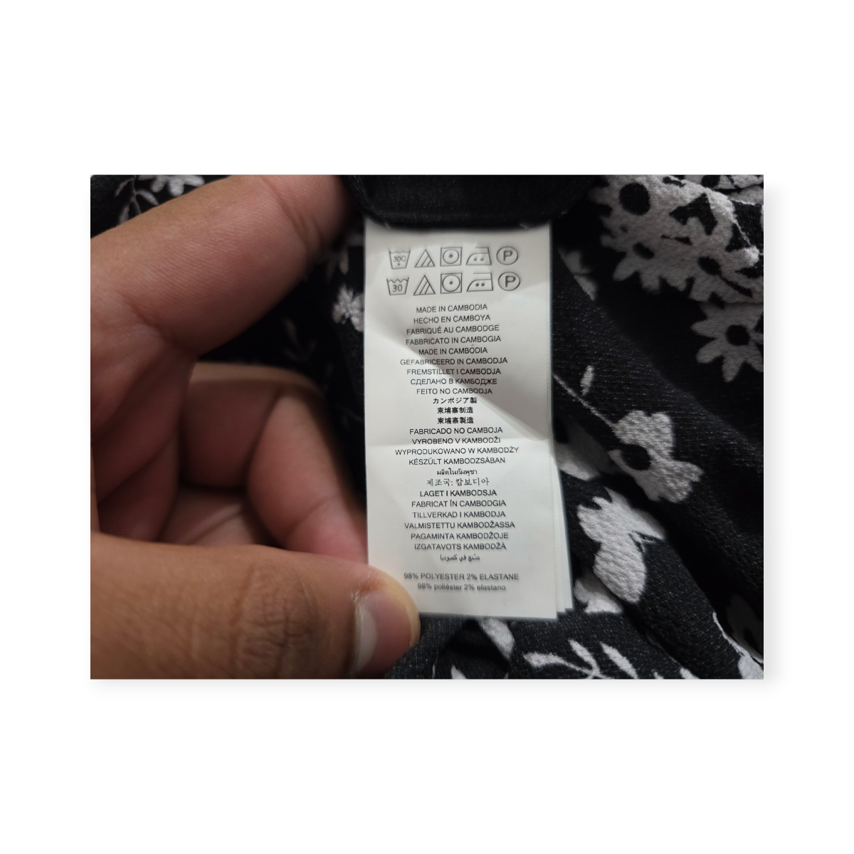 Blusa Michael Kors Xchico Xs Campesina Negra Con Flores