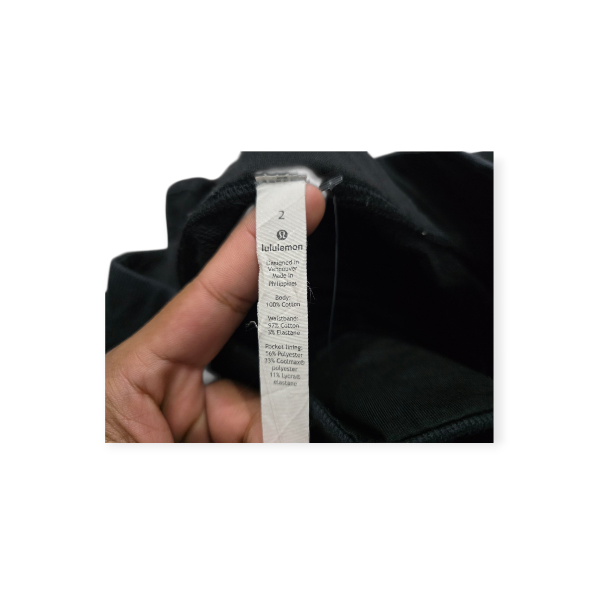Pants Lululemon De Mujer Talla 2 Color Negro