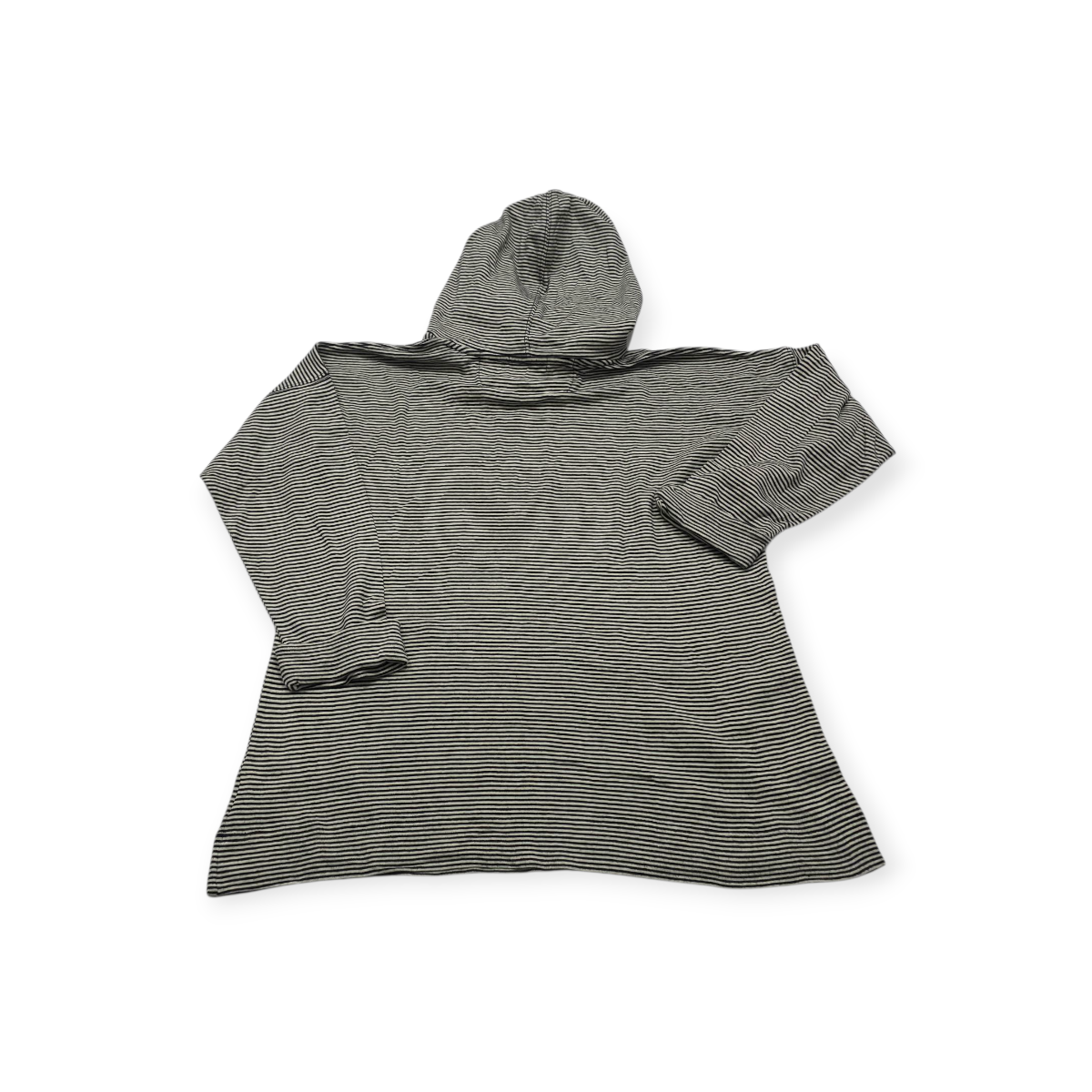 Sudadera Ralph Lauren D Mujer Mediana M Negra Blanco Rayada
