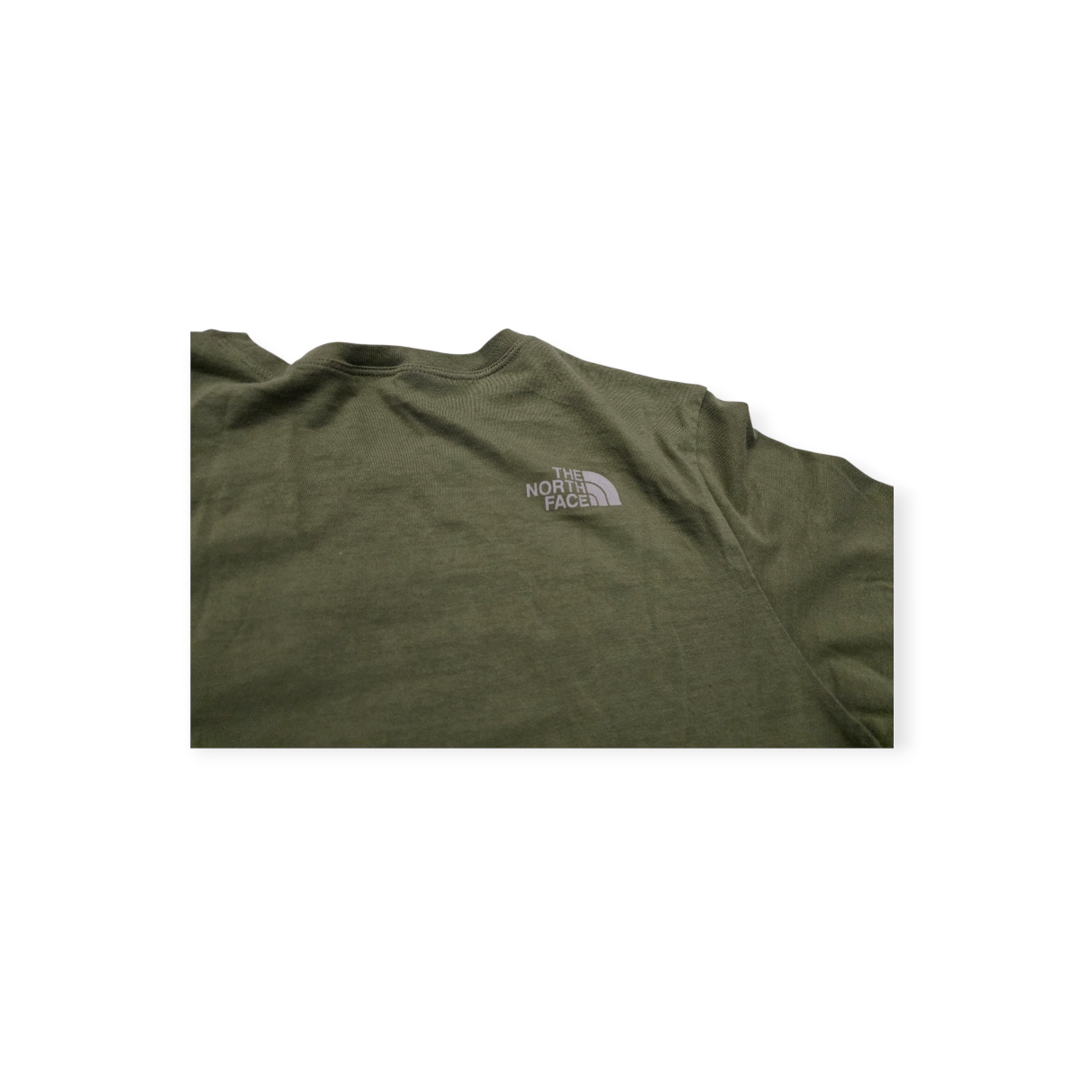 Playera The North Face Mediana Color Verde Con Bolsa