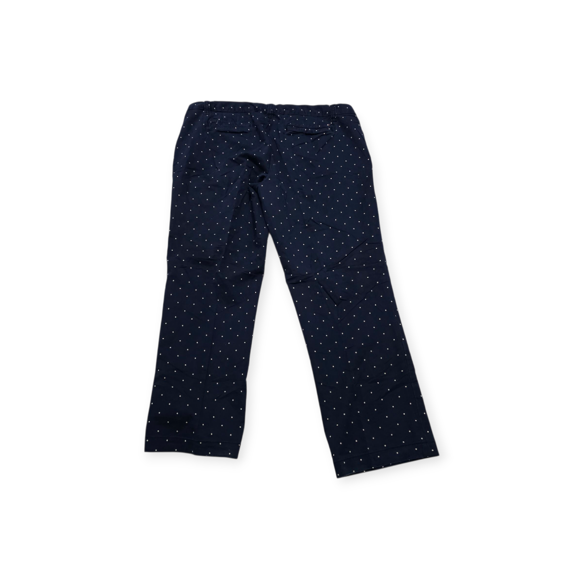 Pantalon Tommy Hilfiger De Vestir Talla 12 Azul Con Lunares