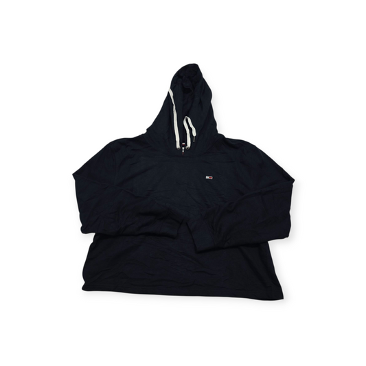 Sudadera Corta Tommy Hilfiger Xgrande Xl Azul Marino Mujer