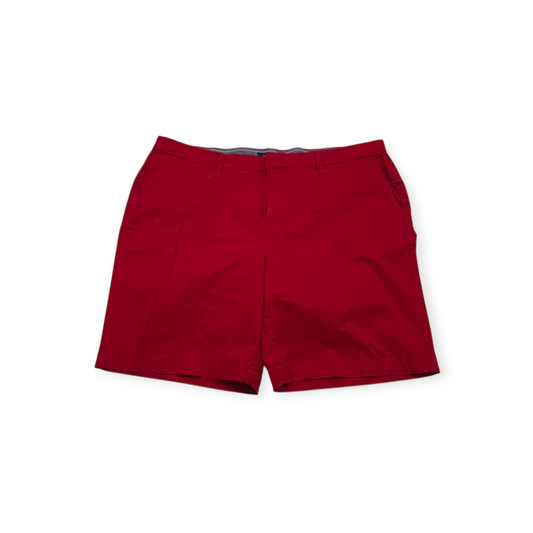 Short Tommy Hilfiger Talla 16w Color Rojo De Mujer