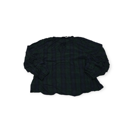 Blusa Vineyard Vines Xchico Xs Azul/verde A Cuadros