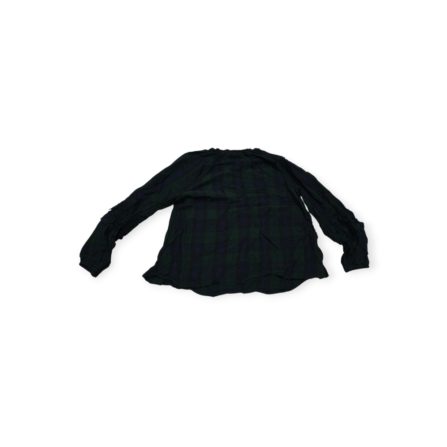 Blusa Vineyard Vines Xchico Xs Azul/verde A Cuadros