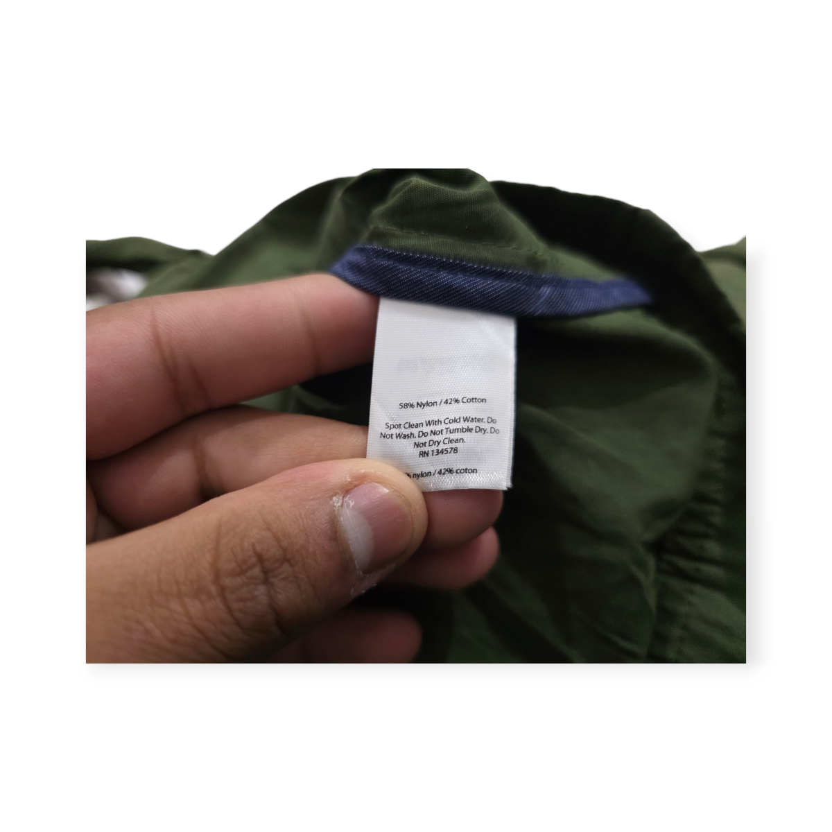 Impermeable Vineyard Vines Xchico Xs Color Verde De Mujer