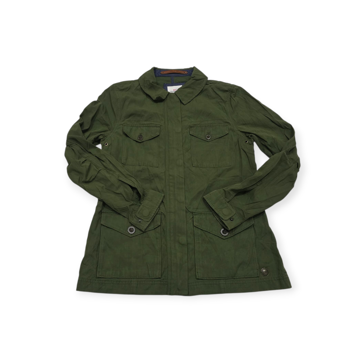 Impermeable Vineyard Vines Xchico Xs Color Verde De Mujer