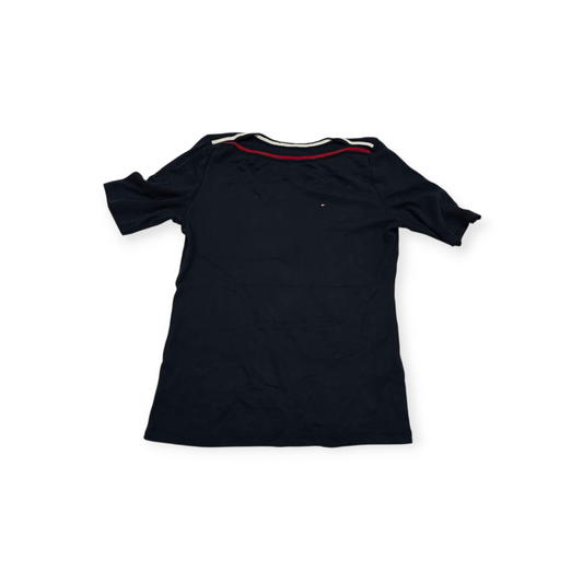 Playera Tommy Hilfiger Chico S Azul Marino Manga Corta.