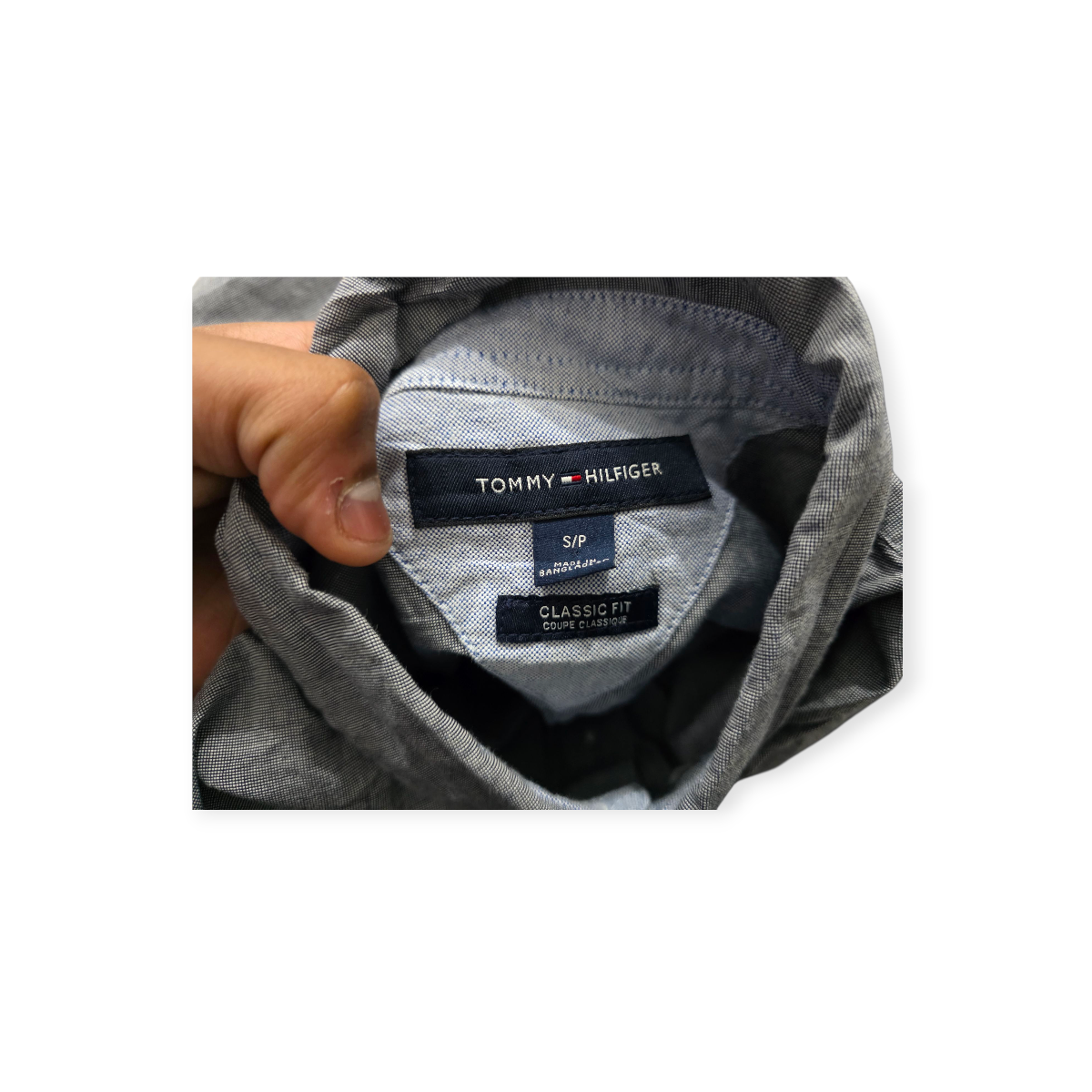 Camisa Tommy Hilfiger Chica S Gris De Mujer Classic Fitn