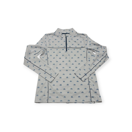 Playera Vineyard Vines Performance Blanco Para Golf De Mujer