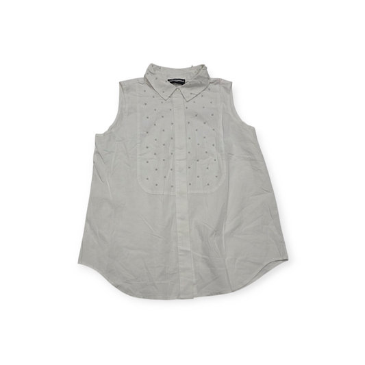 Camisa Karl Lagerfeld Dw Mujer Mediana Con Perlas