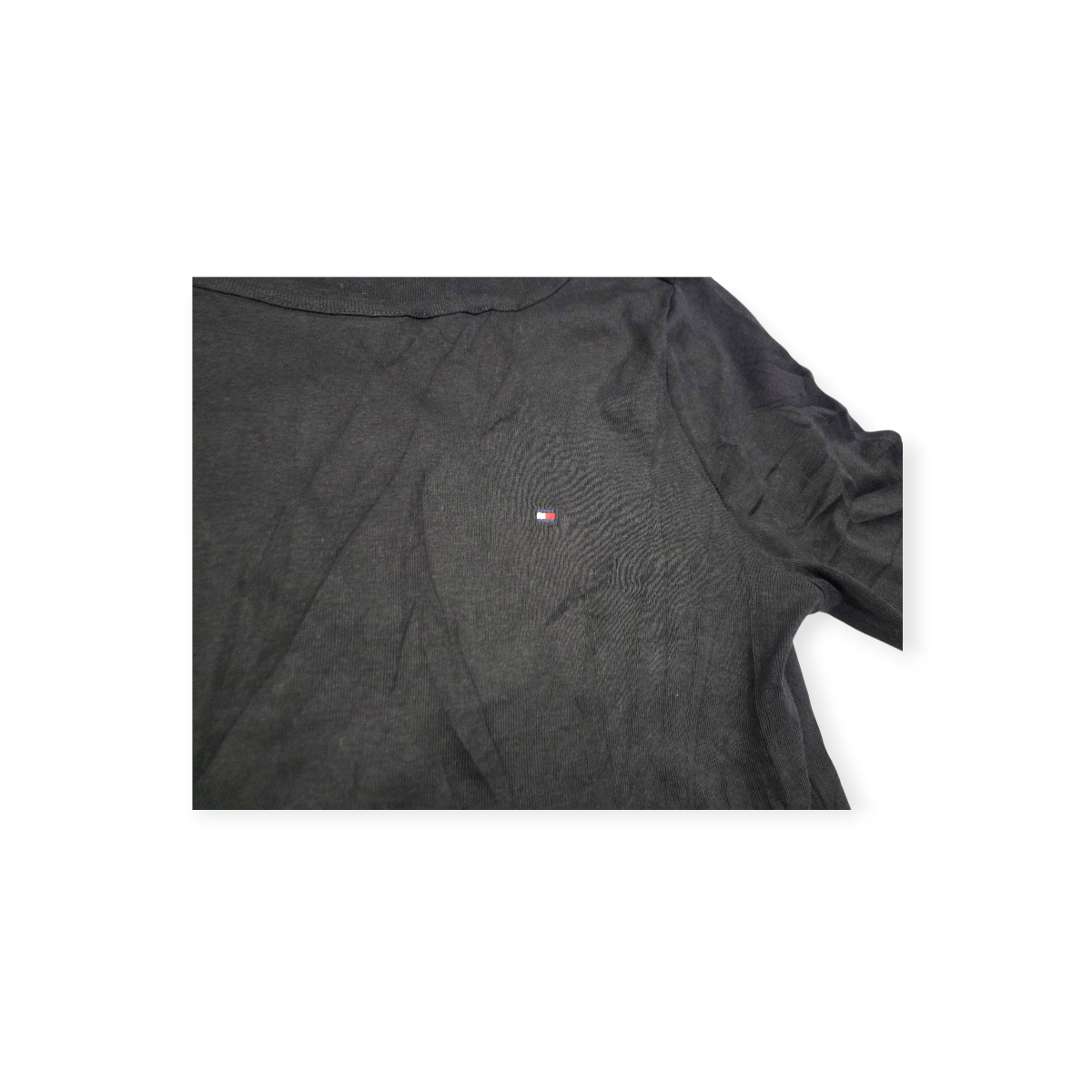 Playera Tommy Hilfiger Color Negro Manga Corta