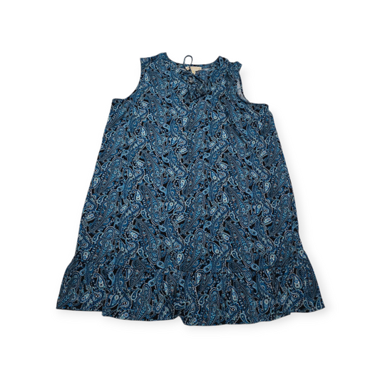 Vestido Michael Kors Talla 2x Azul Sin Mangas