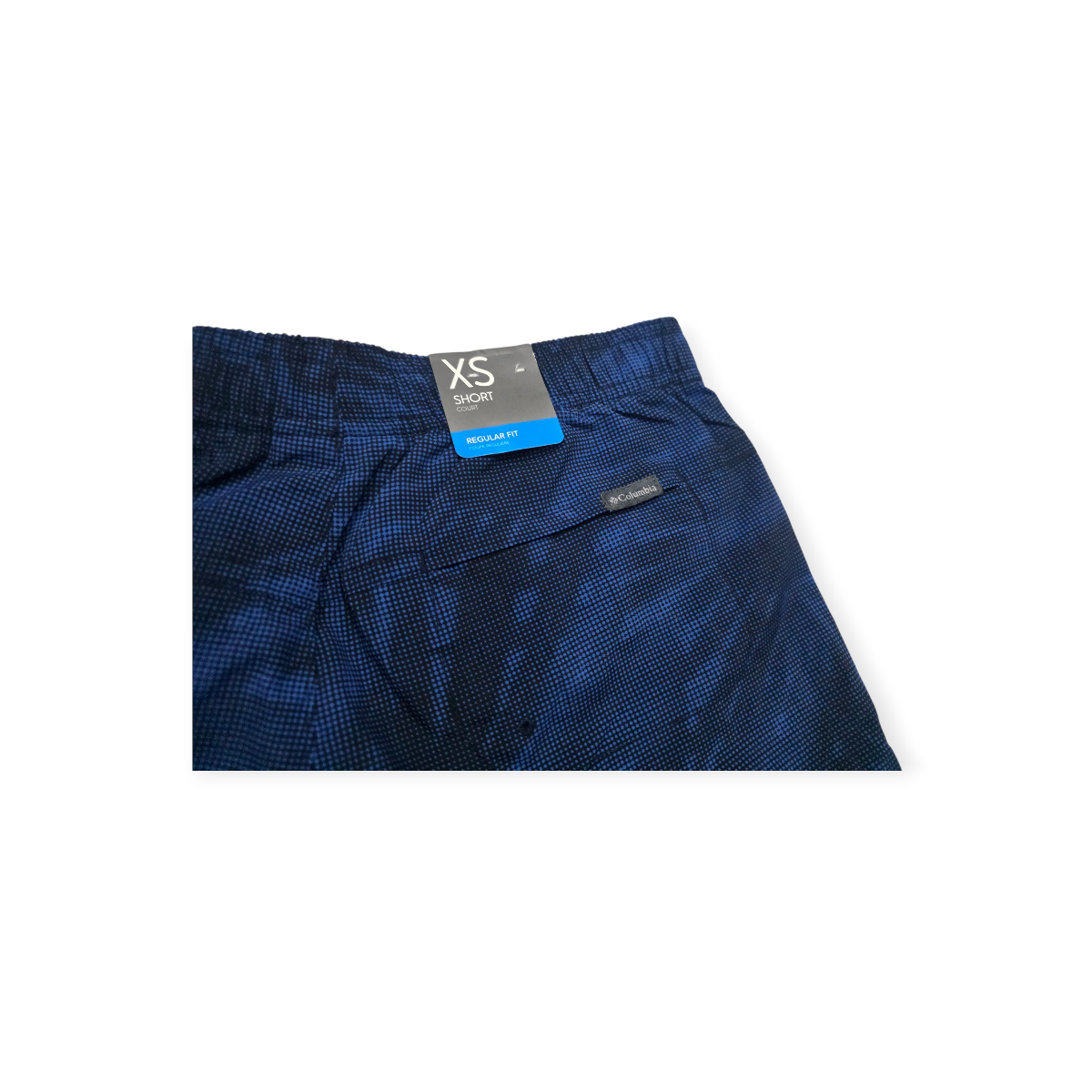 Short Columbia Azul Marino De Mujer Extra Chico