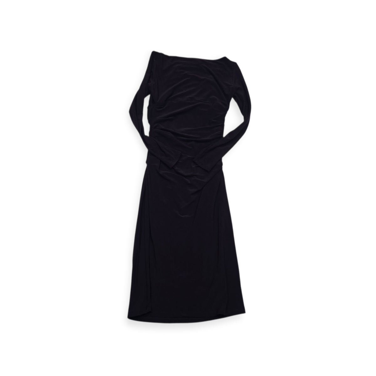 Vestido Ralph Lauren Talla 6 Manga Larga Color Morado