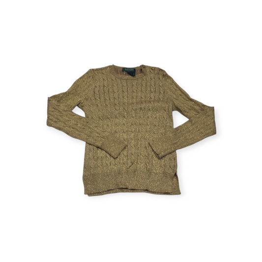 Sueter Ralph Lauren Dorado Talla Petite Chica