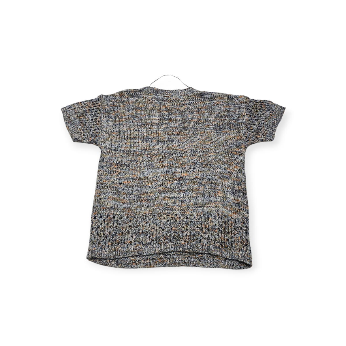 Sueter Manga Corta Tommy Hilfiger Chico S Azul/naranja