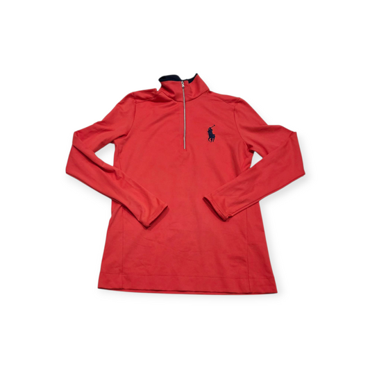 Chamarrapolo Ralph Lauren Golf Mujer Chica Medio Cierre Rosa