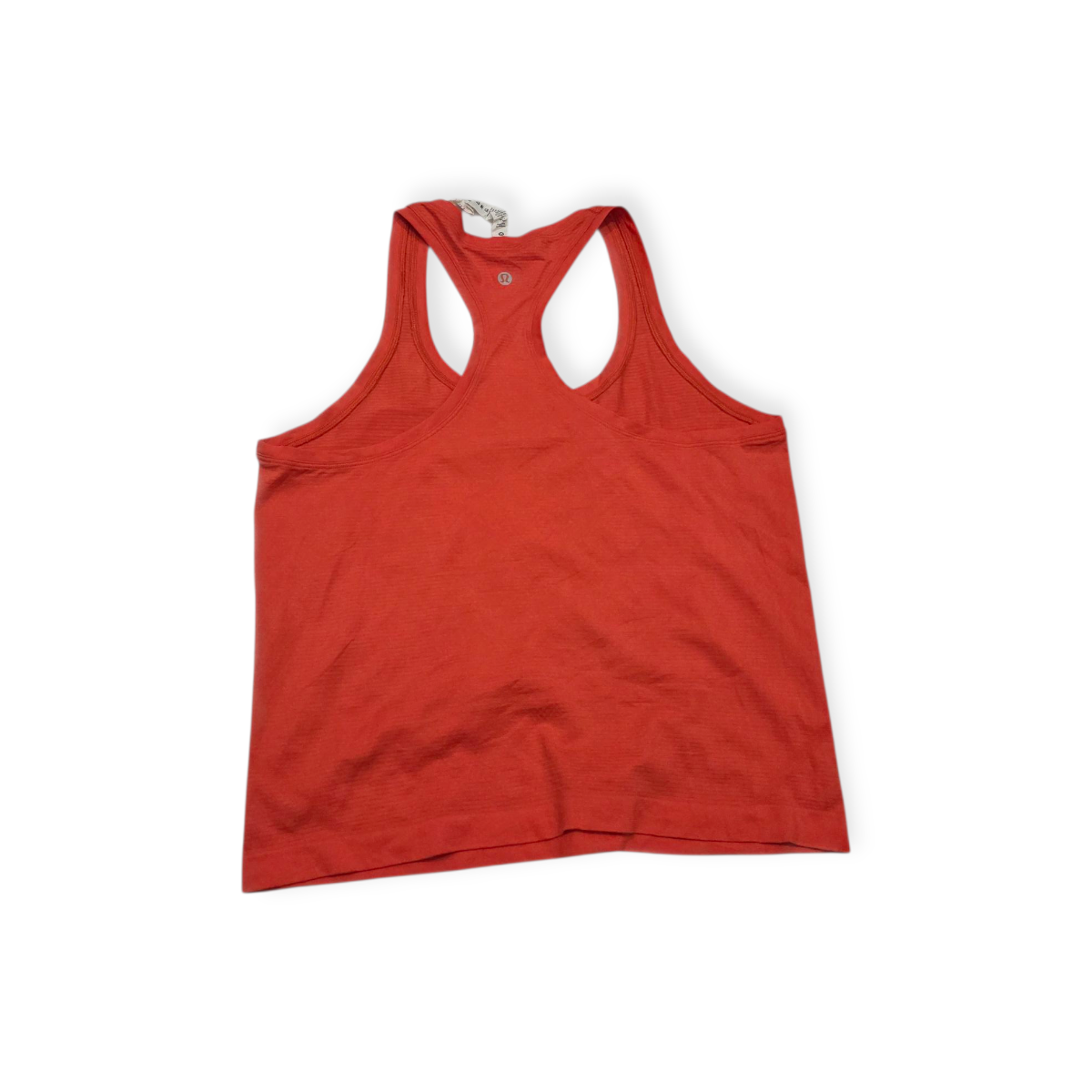 Playera Lululemon Color Naranja Sin Mangas Talla 10