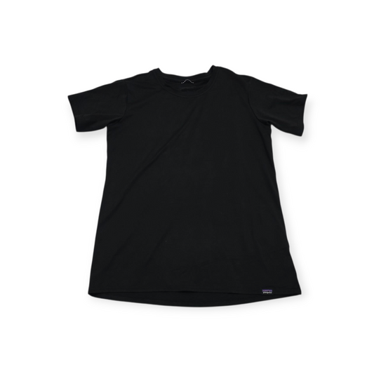 Playera Patagonia Chico S Color Negro Manga Corta De Mujer