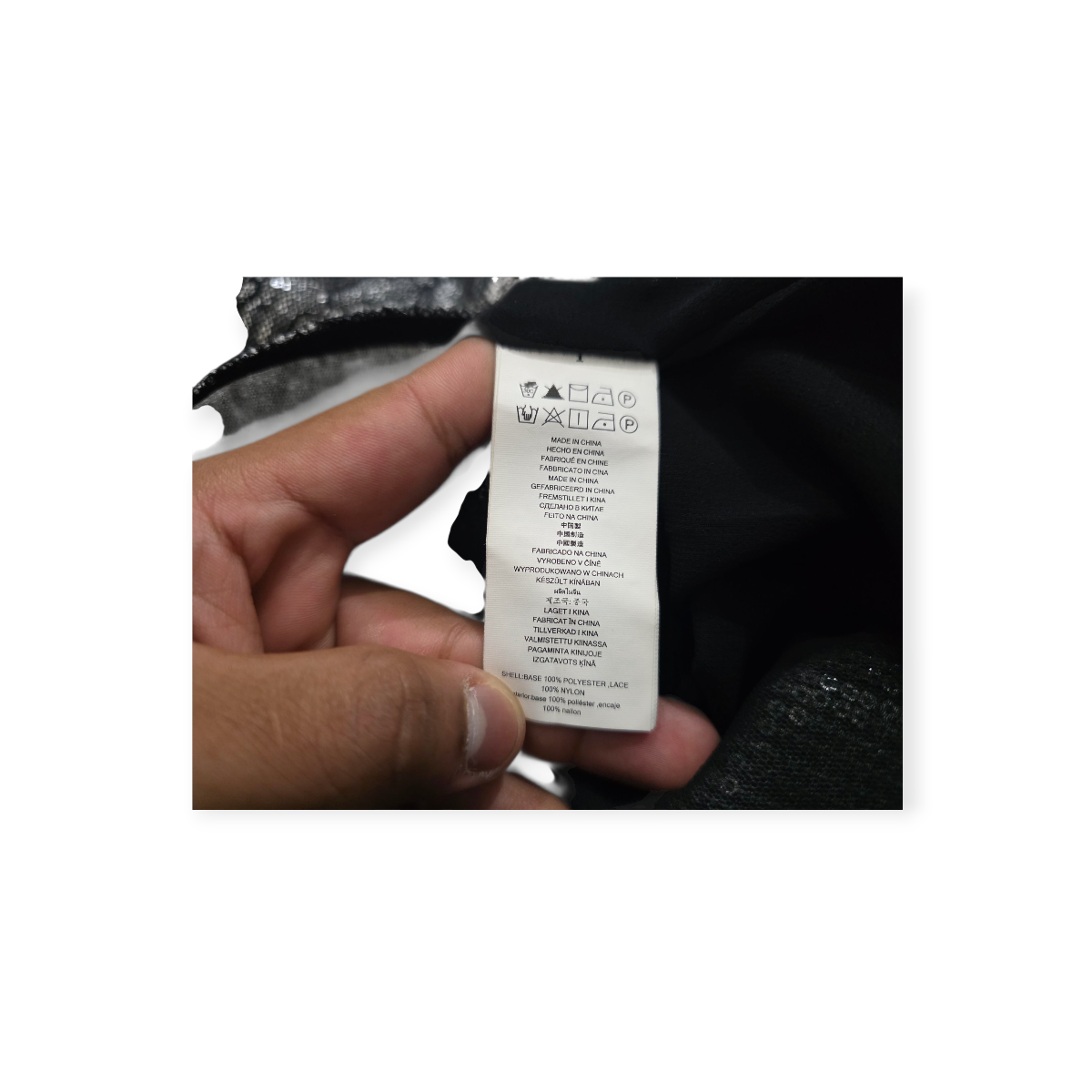 Vestido Michael Kors Mediana M Plateado Manga Corta
