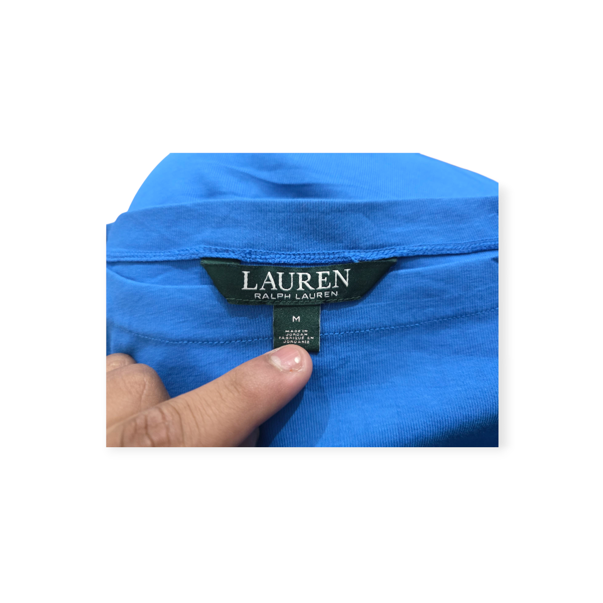 Playera Ralph Lauren Mediana M Azul Celeste Manga Corta