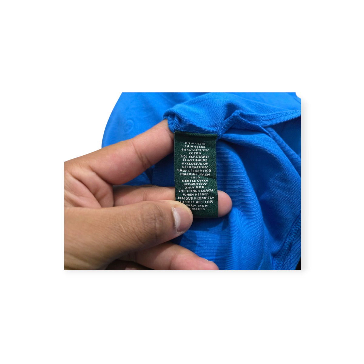 Playera Ralph Lauren Mediana M Azul Celeste Manga Corta