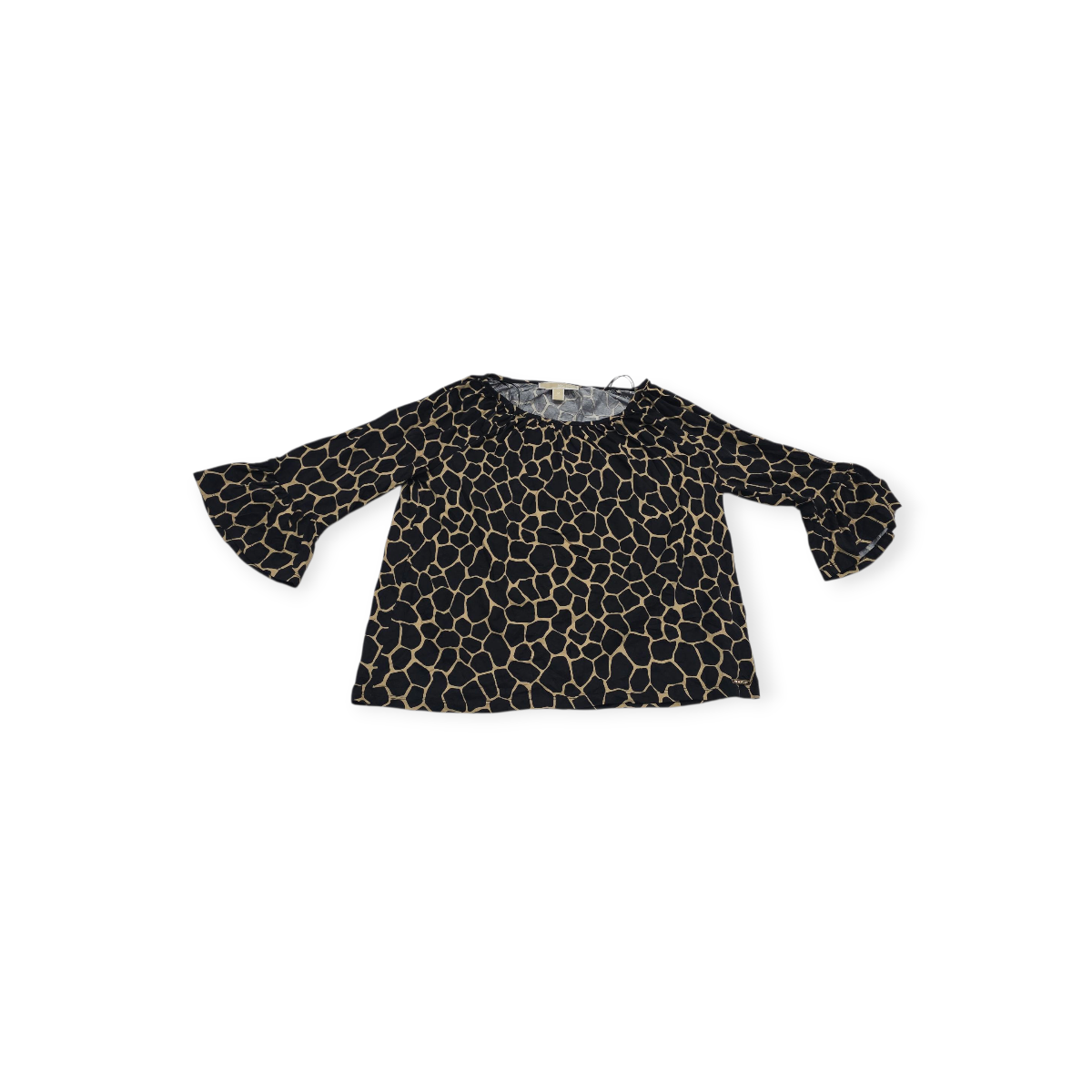 Blusa Michael Kors Mediana M Animal Print Manga 3/4