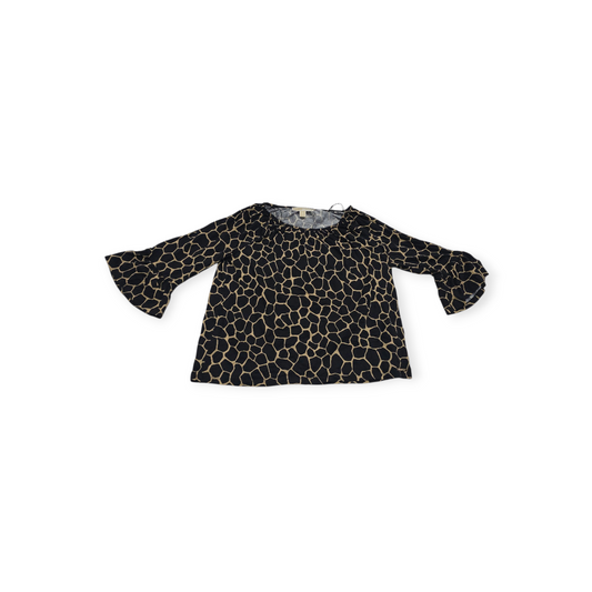 Blusa Michael Kors Mediana M Animal Print Manga 3/4