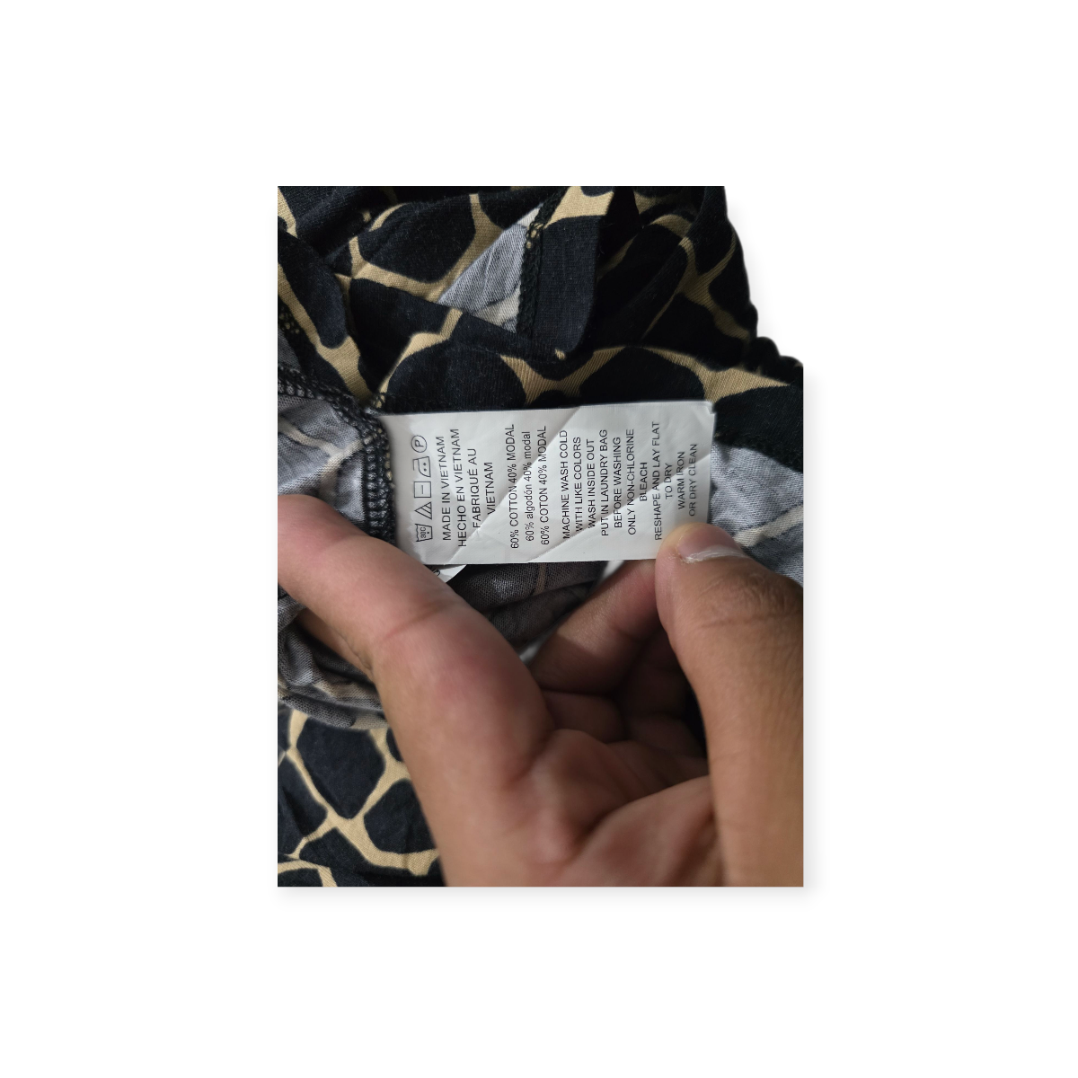 Blusa Michael Kors Mediana M Animal Print Manga 3/4