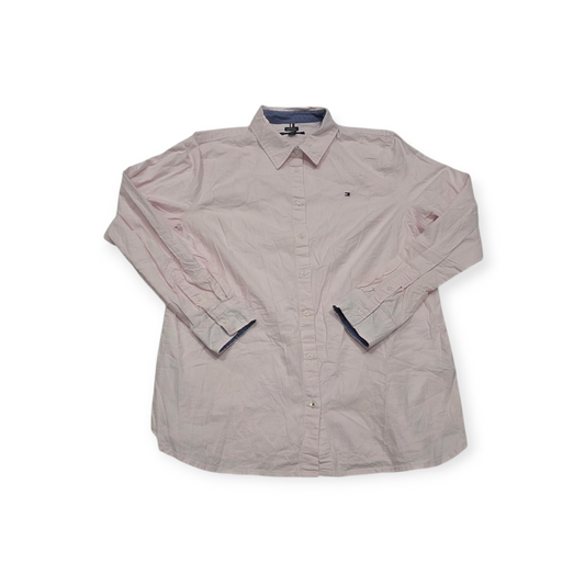 Camisa Tommy Hilfiger Grande L Classic Fit Color Rosa