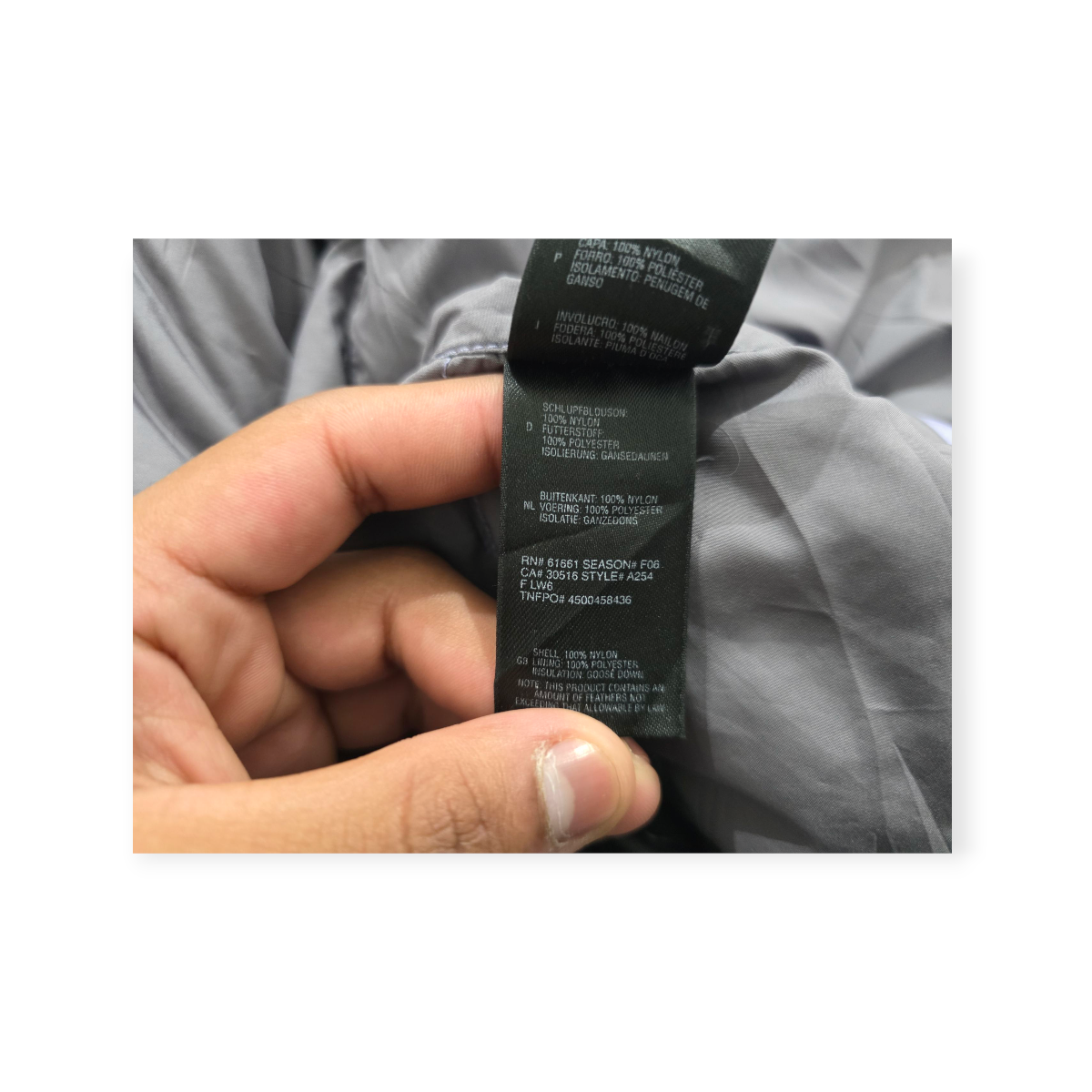 Chamarra The North Face 700 Pluma De Ganso Morada De Mujer