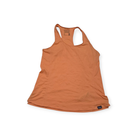 Playera Patagonia Chica S Naranja Capilene Sin Mangas