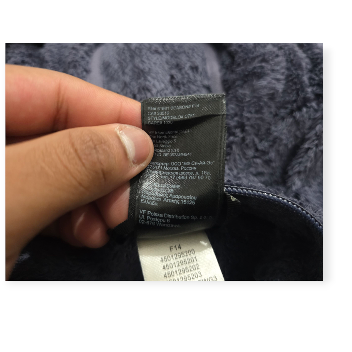 Chamarra Peludita The North Face Chico S Morada De Mujer