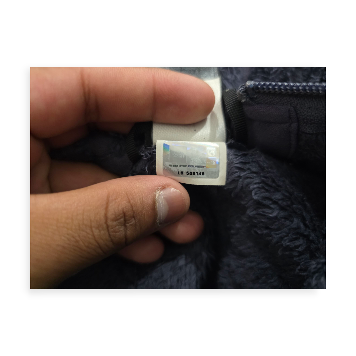 Chamarra Peludita The North Face Chico S Morada De Mujer