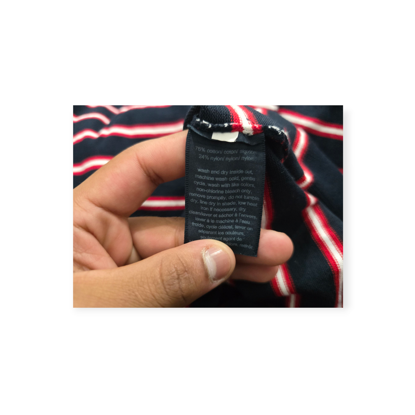 Sueter Turtle Neck Tommy Hilfiger Chico S Negro Com Rojo