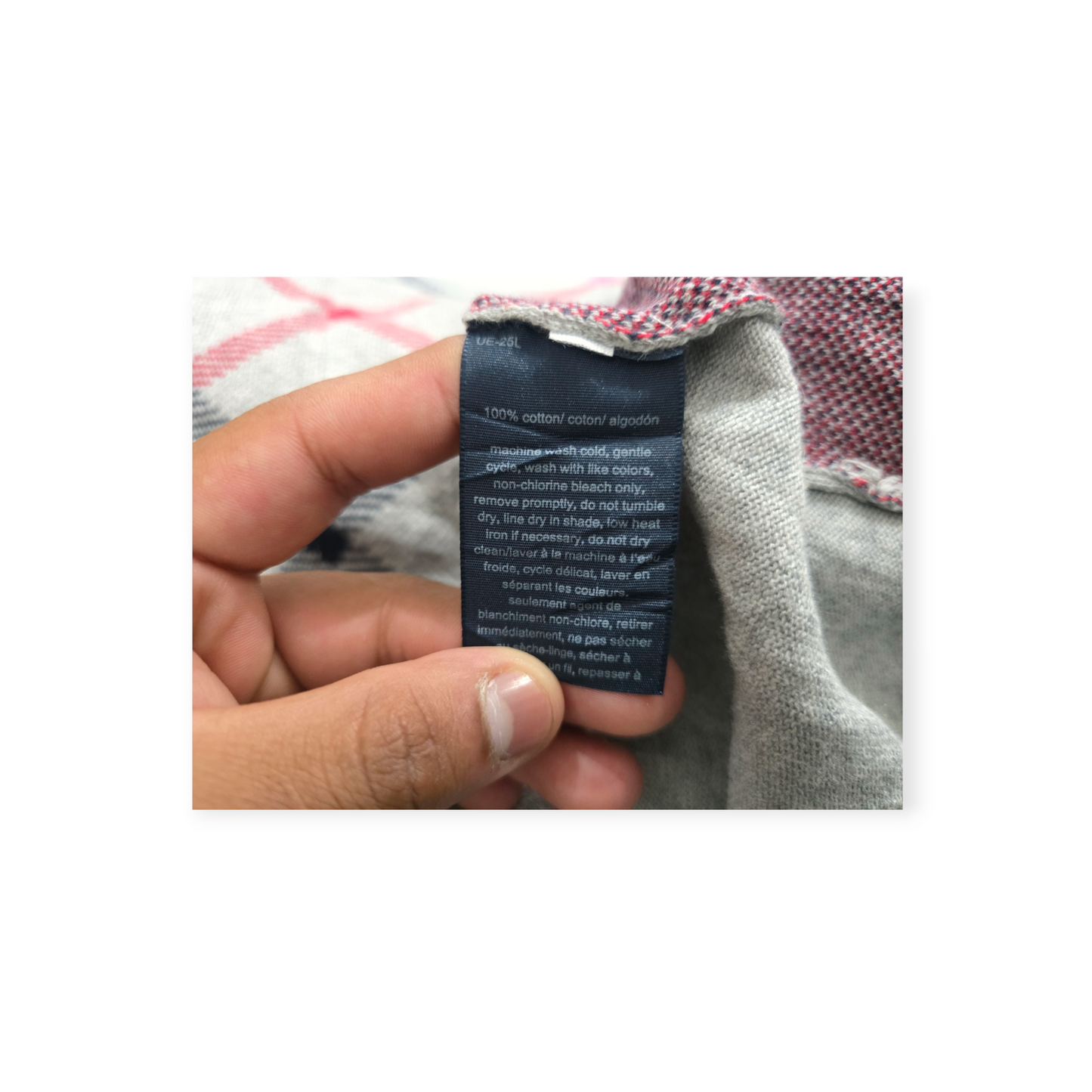 Sueter Tommy Hilfiger Chico S Gris Cuello V De Mujer