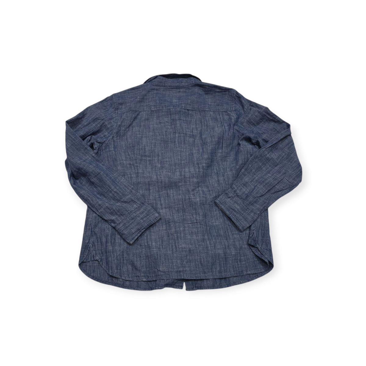 Camisa Tommy Hilfiger De Mujer Xgrande Xl Azul Acero