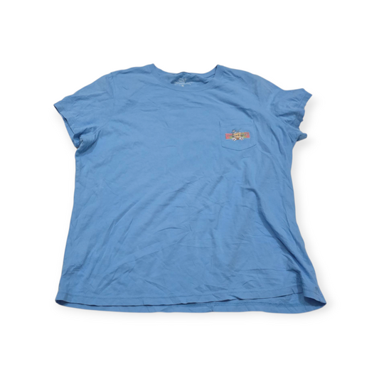 Playera Vineyard Vines Xl Azul Claro De Mujer Manga Corta