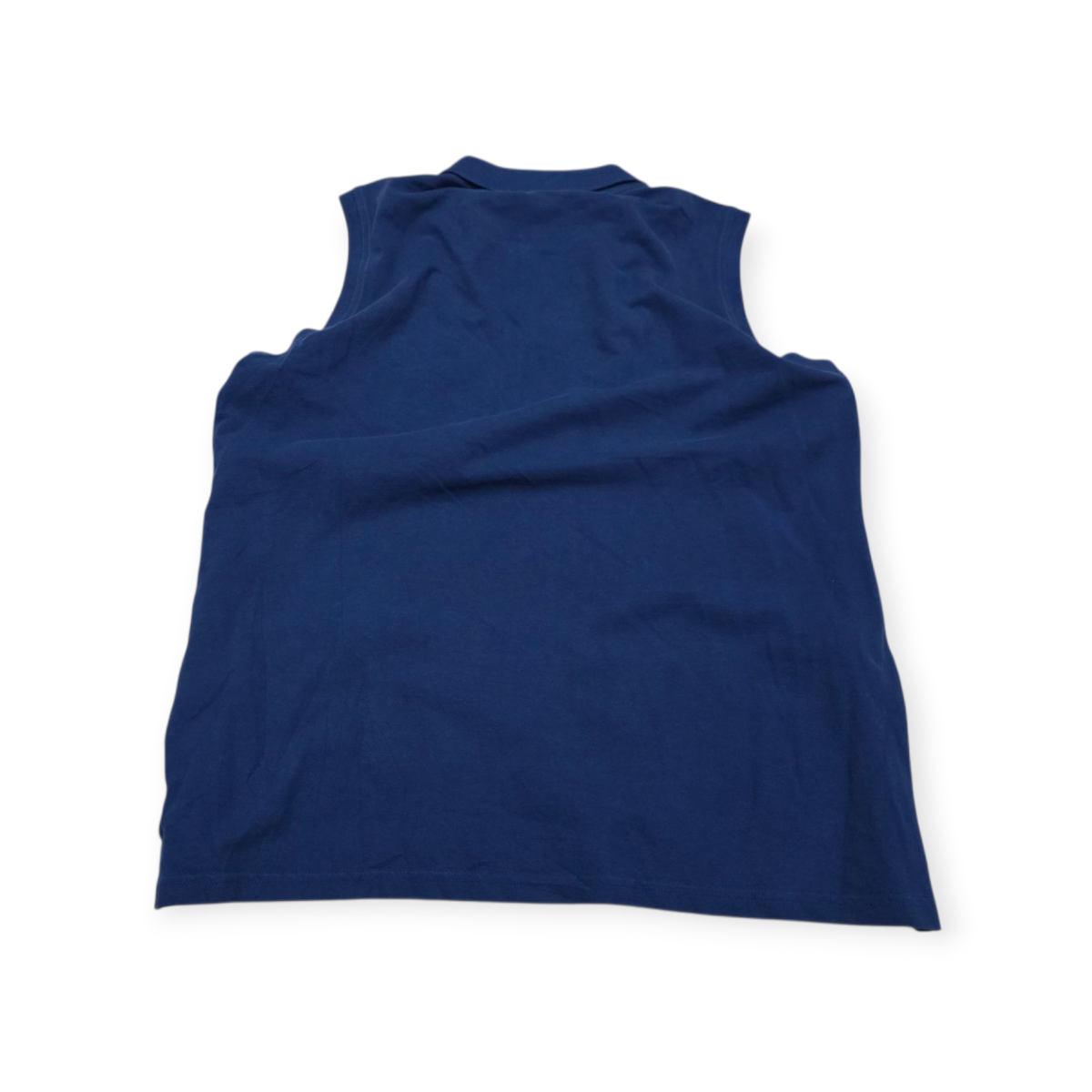 Blusa Tommy Hilfiger Grande L Azul Sin Mangas Medio Cierre