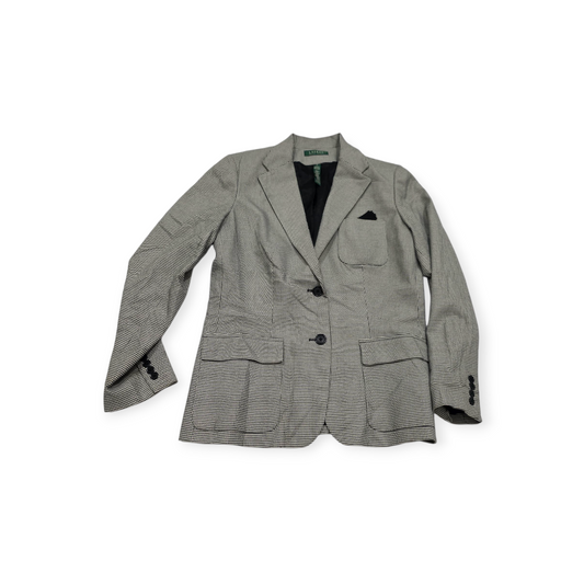 Blazer Ralph Lauren Talla 12 De Mujer Color Gris