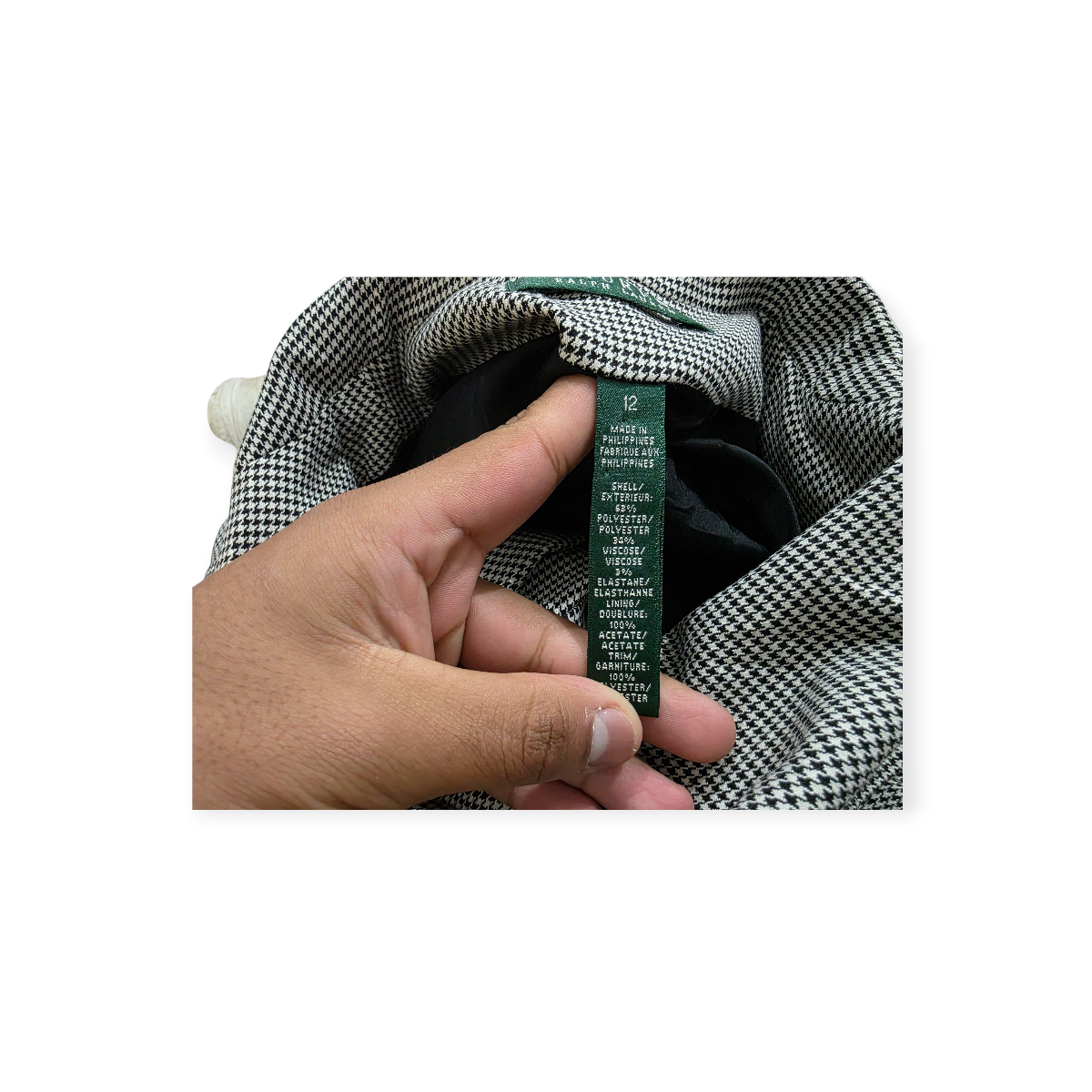 Blazer Ralph Lauren Talla 12 De Mujer Color Gris