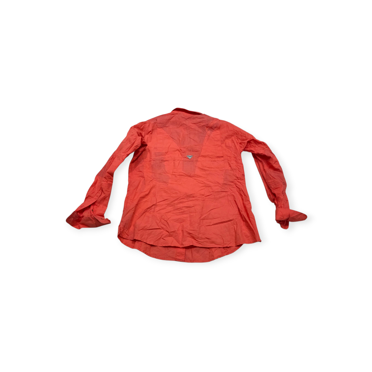 Camisa Columbia Naranja Manga Larga De Mujer Grande L