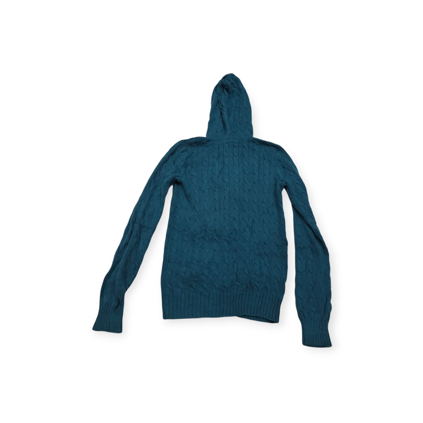 Sueter Congorro Ralphlauren Mediana Azul Petróleo Pony Rosa