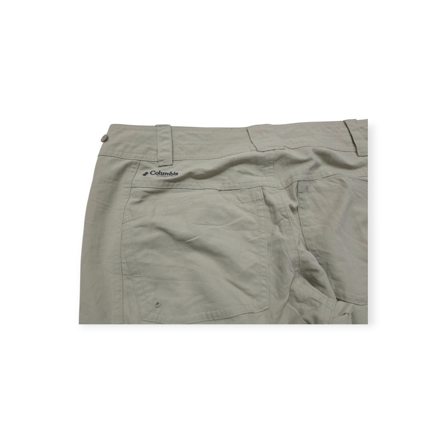 Pantalon Columbia Titanium Cafe Claro Mujer Talla 8 Regular