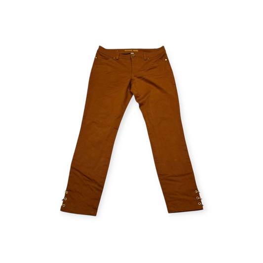Pantalon Michael Kors Color Marrón De Mujer Talla 8