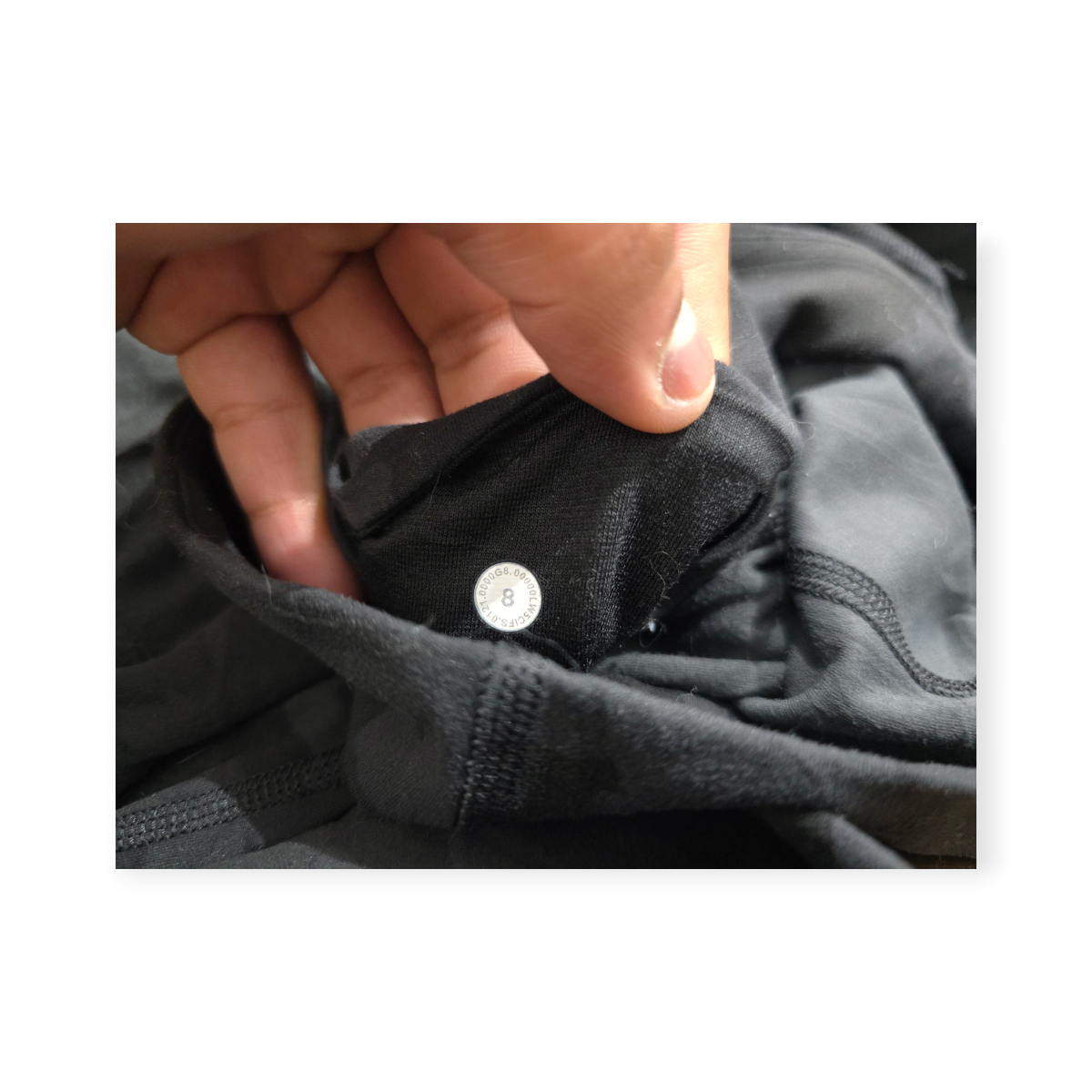 Jogger Lululemon Mediana M Print Camuflaje Gris Con Negro
